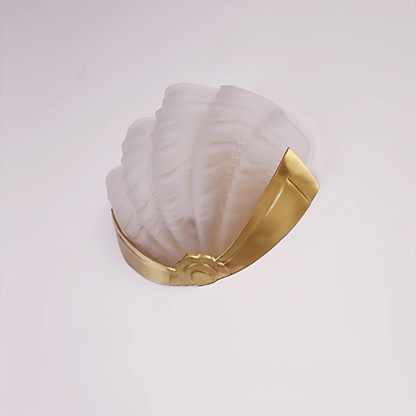 Art Deco Scallop Wall Light