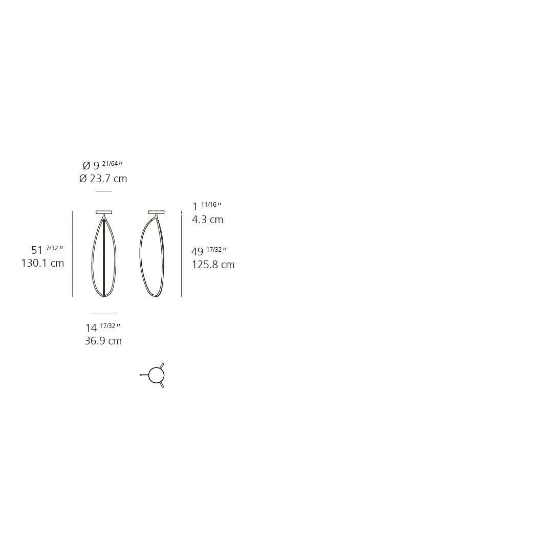 Artemide Ludovica And Roberto Palomba Arrival 1 Light Led Flush Mount Cp735540