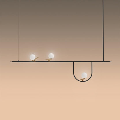 Artemide Neri And Hu Yanzi 61 Inch Led Linear Suspension Light Cp370063