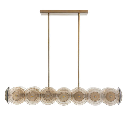 Arteriors Home Kinlee 51 Inch 12 Light Linear Suspension Light Cp733999