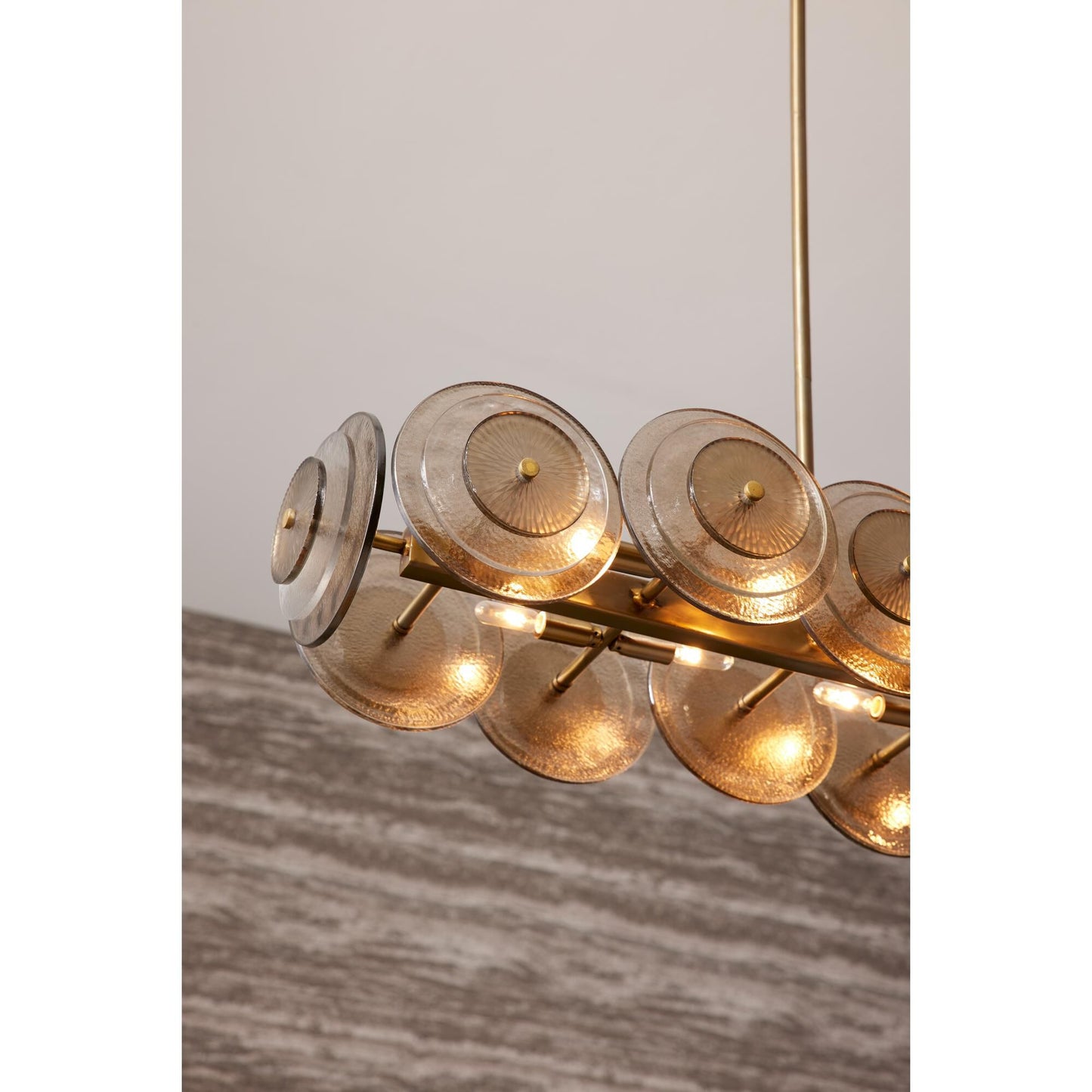 Arteriors Home Kinlee 51 Inch 12 Light Linear Suspension Light Cp733999