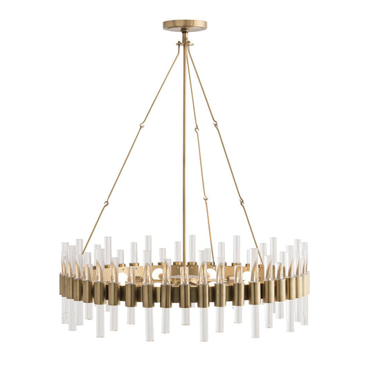 Arteriors Home Haskell 34 Inch 8 Light Chandelier Cp111080