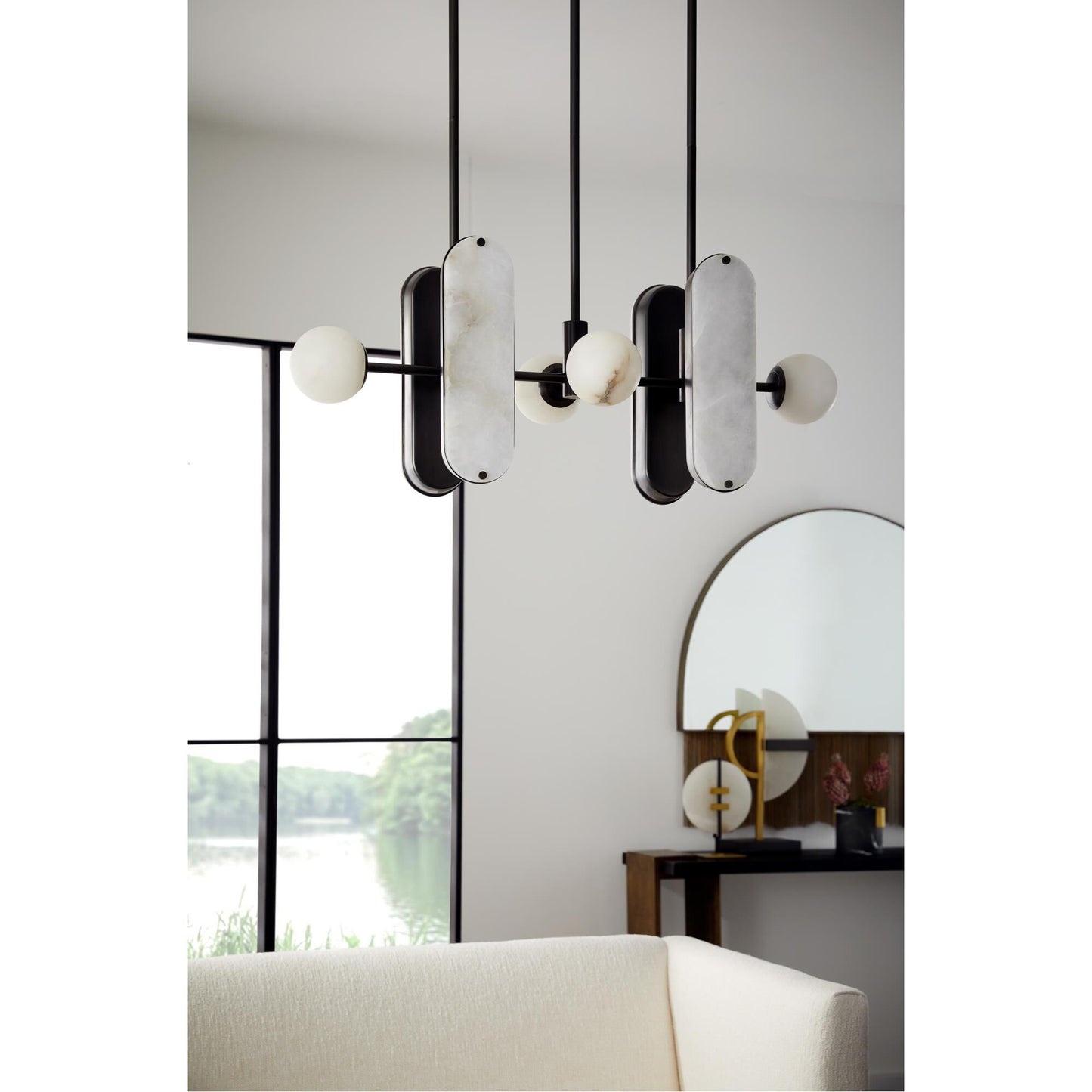 Arteriors Home Maradona 38 Inch 8 Light Led Linear Suspension Light Cp754245