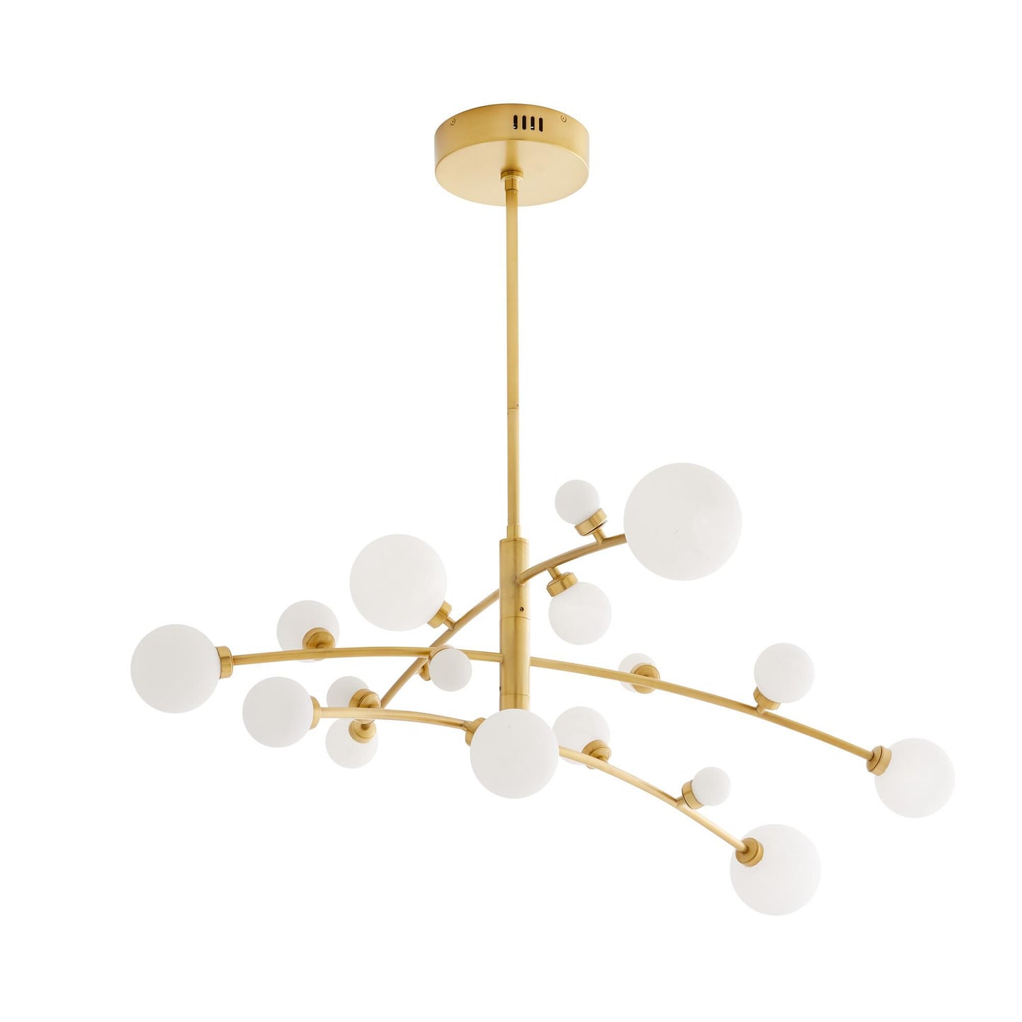 Arteriors Home Maser 45 Inch 18 Light Led Chandelier Cp754205