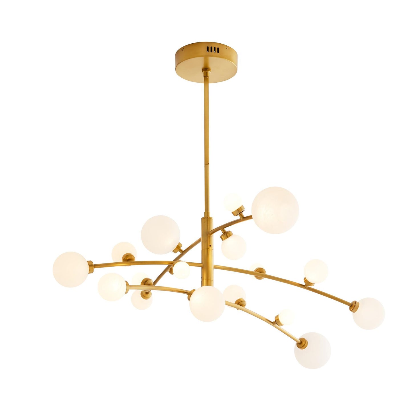 Arteriors Home Maser 45 Inch 18 Light Led Chandelier Cp754205