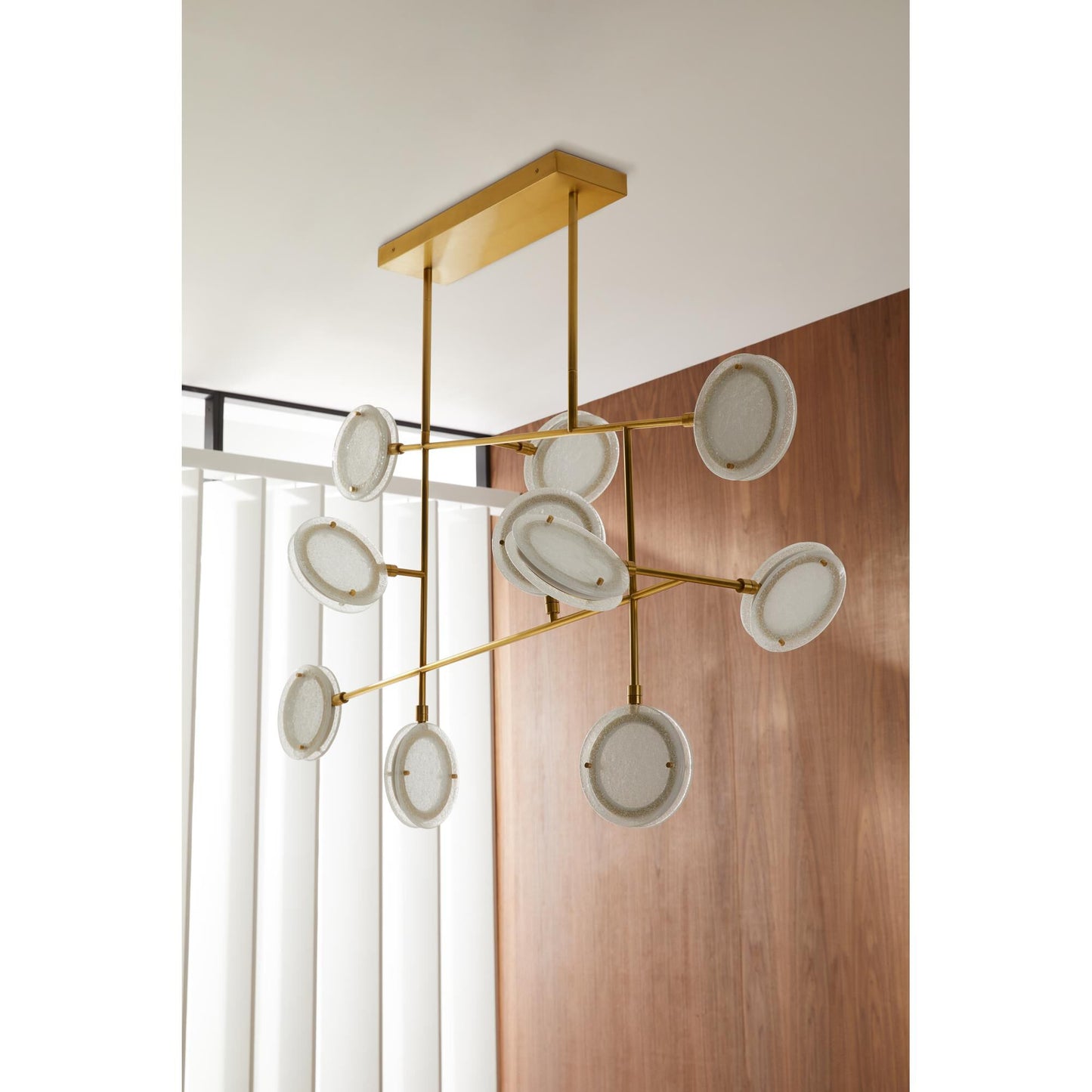 Arteriors Home Meridian 54 Inch 10 Light Led Linear Suspension Light Cp754257