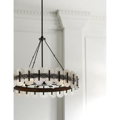 Arteriors Home Rondelle 31 Inch 8 Light Chandelier Cp724612