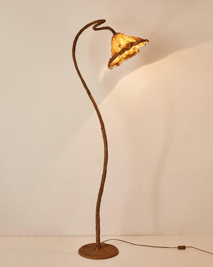 Artistic Lotus Leaf Floor Lamp