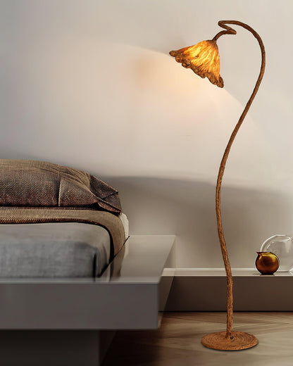 Artistic Lotus Leaf Floor Lamp