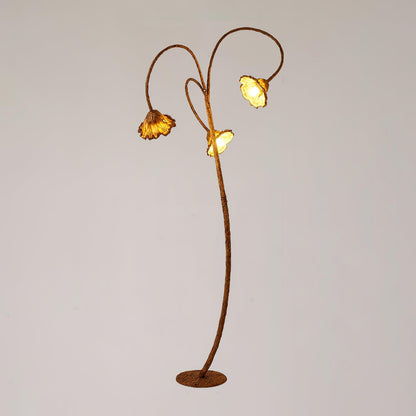 Artistic Lotus Leaf Floor Lamp