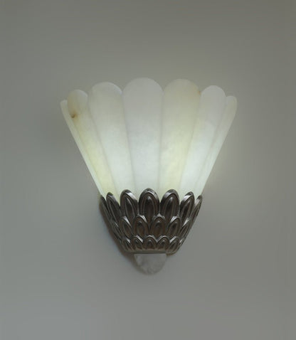 Artoria Petal Alabaster Wall Sconce