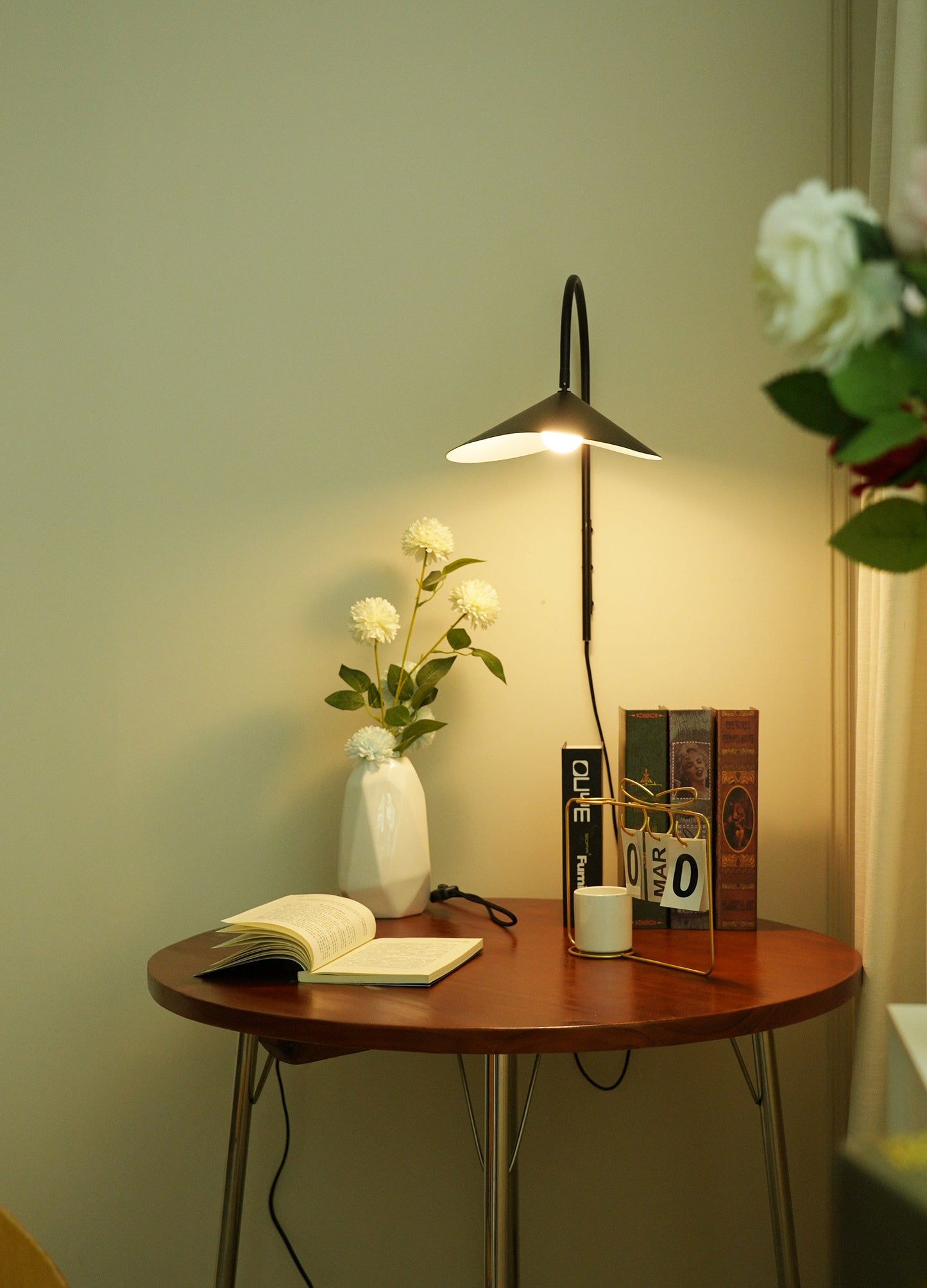 Alocasia Swivel Plug-in Wall Lamp