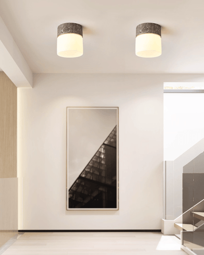 Astrid Travertine Ceiling Lamp