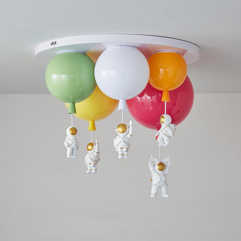 Astronaut Glossy Balloon Ceiling Lamp