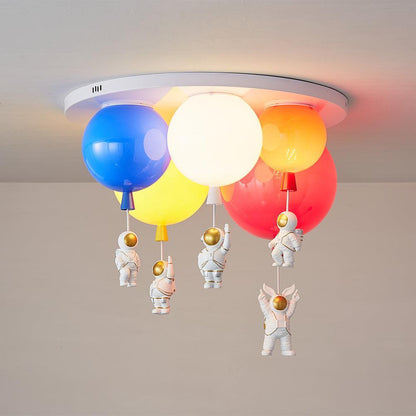 Astronaut Glossy Balloon Ceiling Lamp