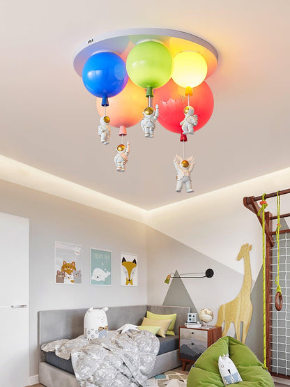 Astronaut Glossy Balloon Ceiling Lamp