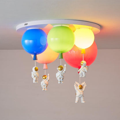 Astronaut Glossy Balloon Ceiling Lamp