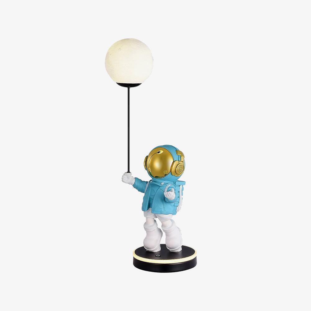 Astronaut and Planet Lamp