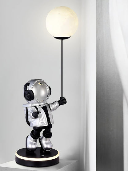 Astronaut and Planet Lamp