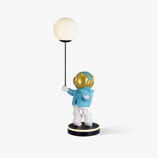 Astronaut and Planet Lamp