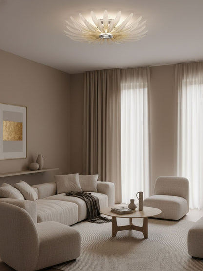 Aurelia Glass Petal Ceiling Light