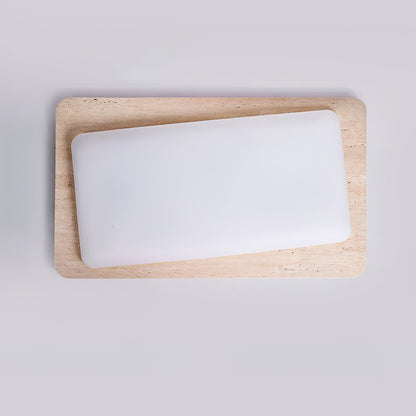 Aurilith Travertine Ceiling Light