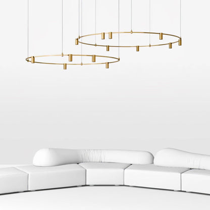 Auroom Round Chandelier