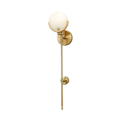 Ava Brass Wall Lamp