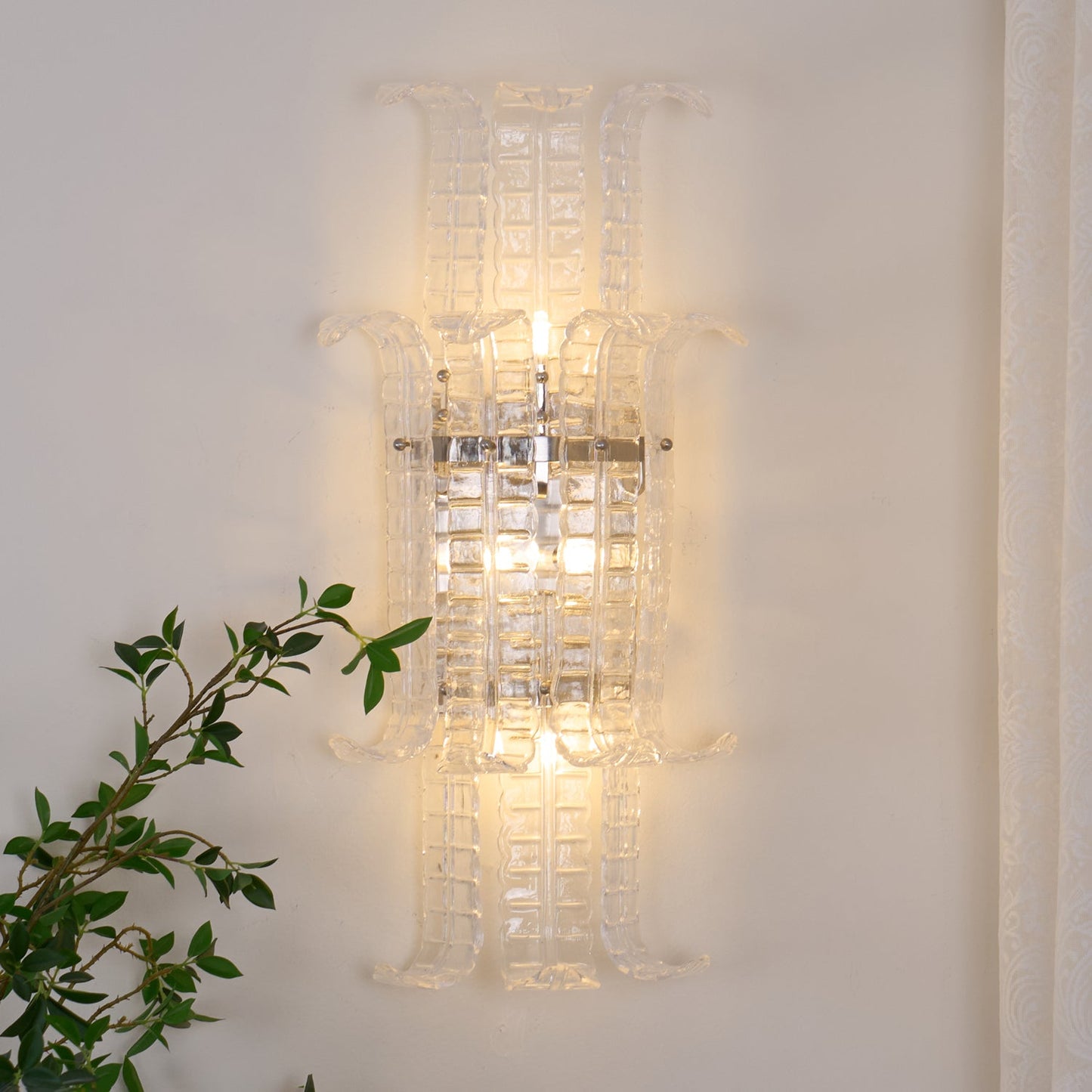 Aveline Murano Glass Wall Sconce