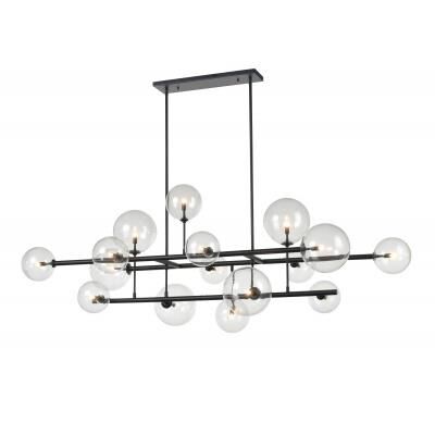 Avenue Lighting Avenue Lighting Delilah 84 Inch 16 Light Led Linear Suspension Light Cp795154