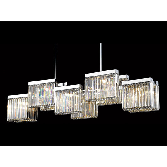 Avenue Lighting Broadway 57 Inch 10 Light Linear Suspension Light Cp432387