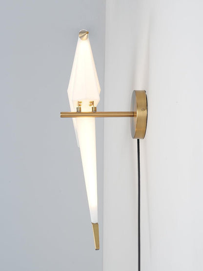 Paper Crane Plug-In Wall Lamp