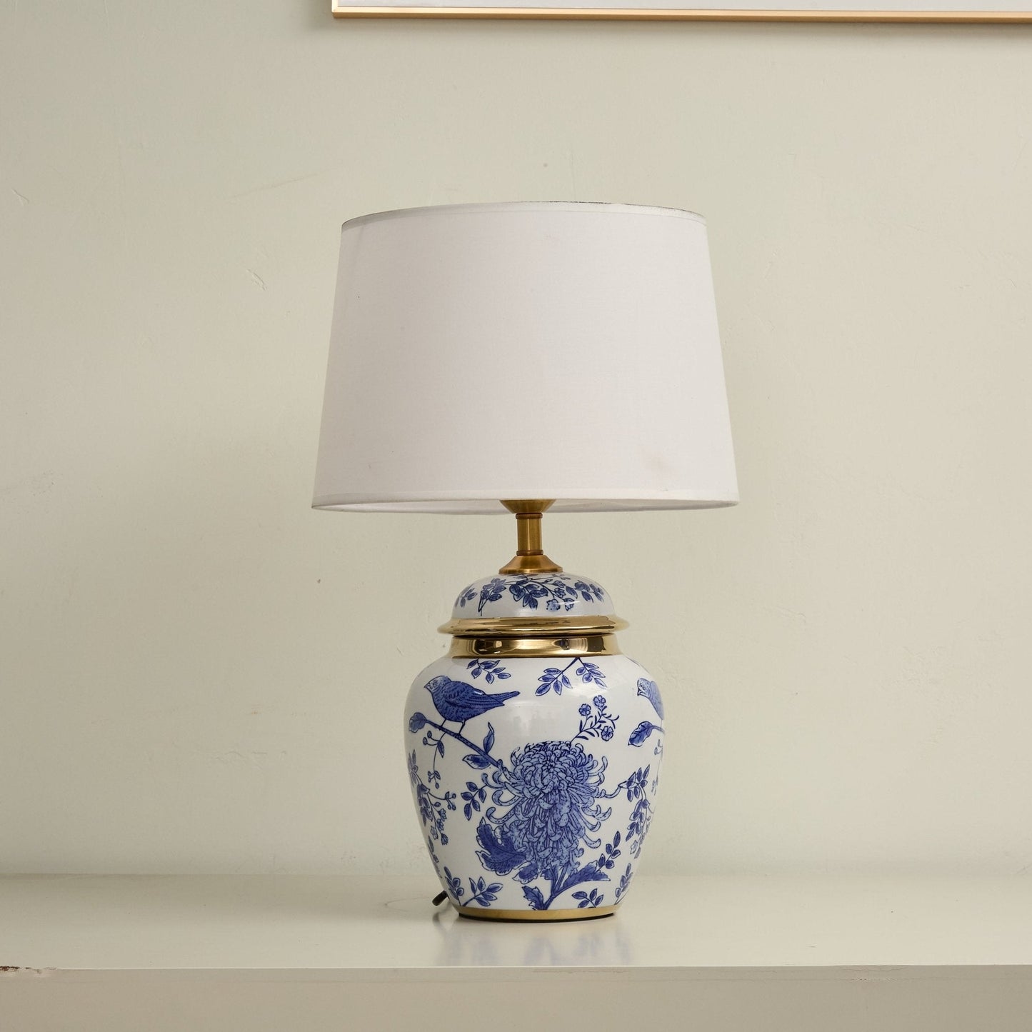 Azure Ceramic Table Lamp