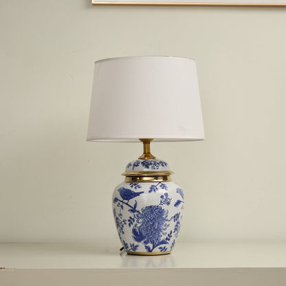 Azure Ceramic Table Lamp