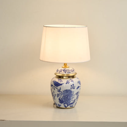 Azure Ceramic Table Lamp