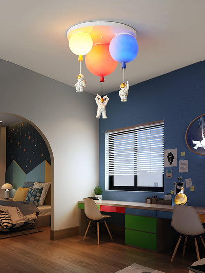 Frosted Balloon Combination Overhead light Ceiling Lamp