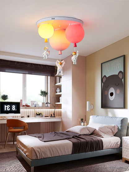 Frosted Balloon Combination Overhead light Ceiling Lamp