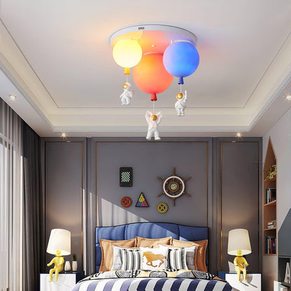 Frosted Balloon Combination Overhead light Ceiling Lamp