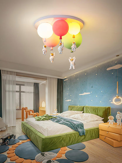 Frosted Balloon Combination Overhead light Ceiling Lamp