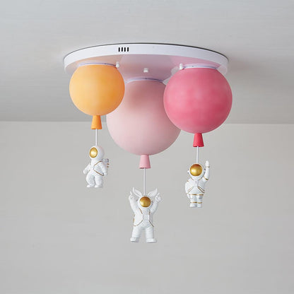 Frosted Balloon Combination Overhead light Ceiling Lamp