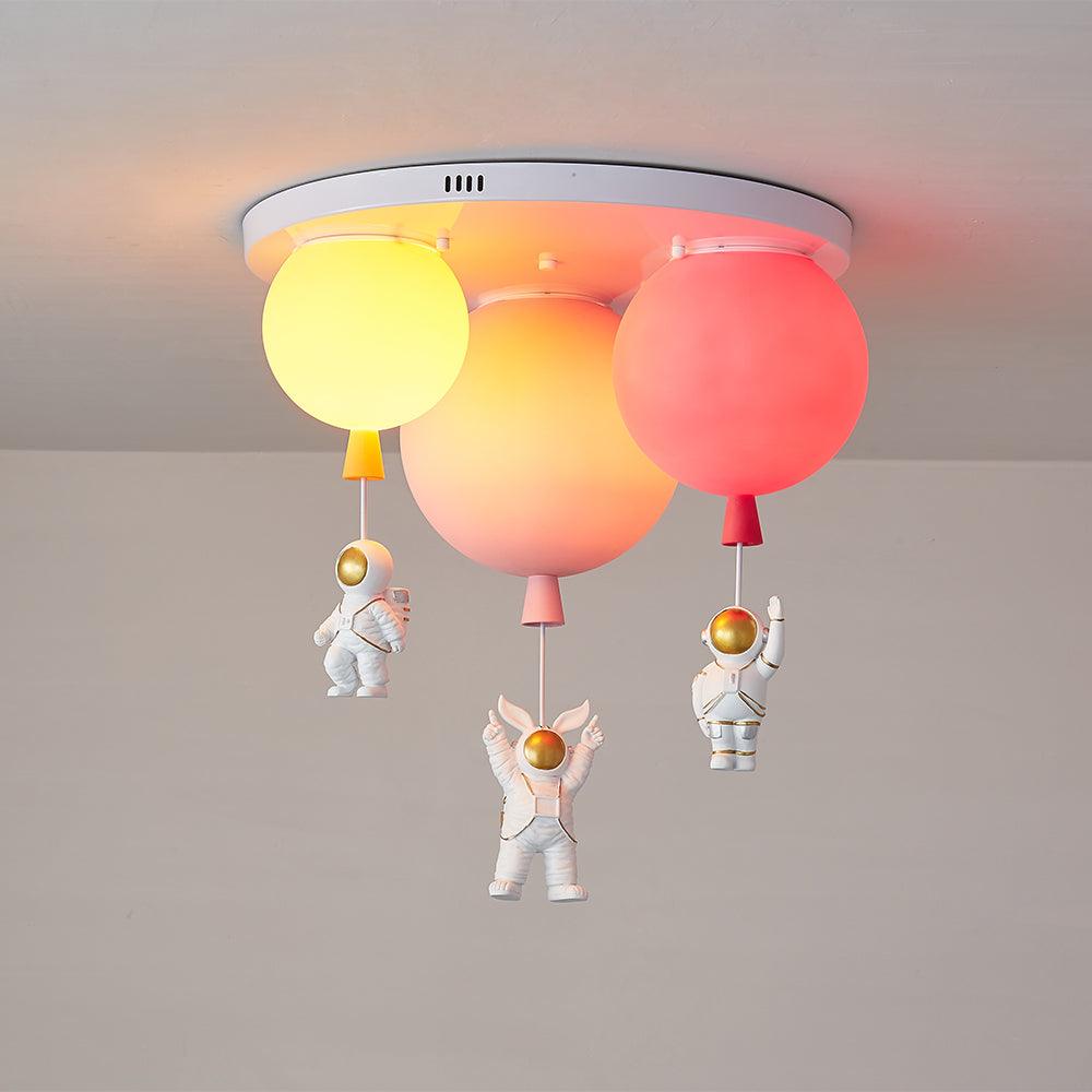 Frosted Balloon Combination Overhead light Ceiling Lamp