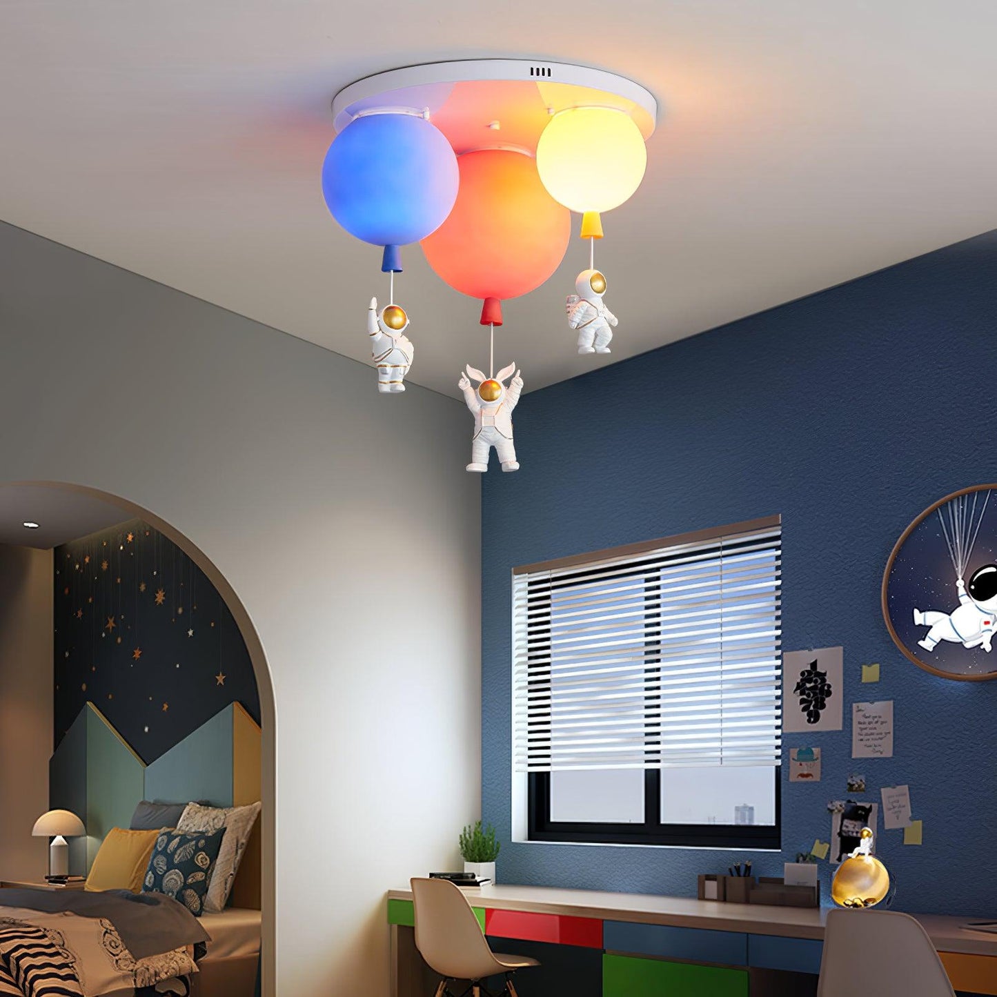 Frosted Balloon Combination Overhead light Ceiling Lamp