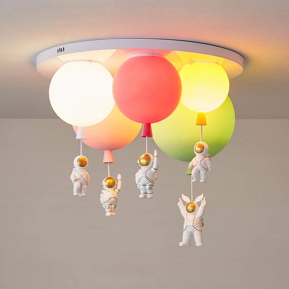 Frosted Balloon Combination Overhead light Ceiling Lamp