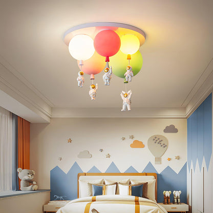 Frosted Balloon Combination Overhead light Ceiling Lamp