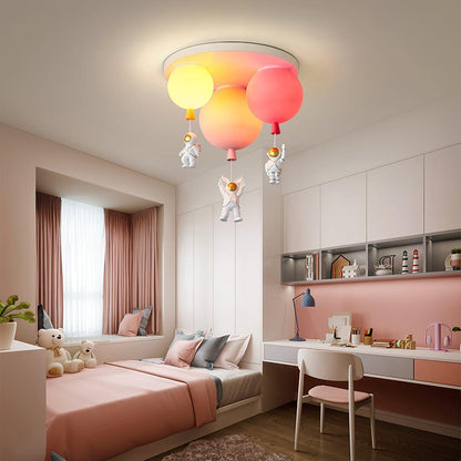 Frosted Balloon Combination Overhead light Ceiling Lamp