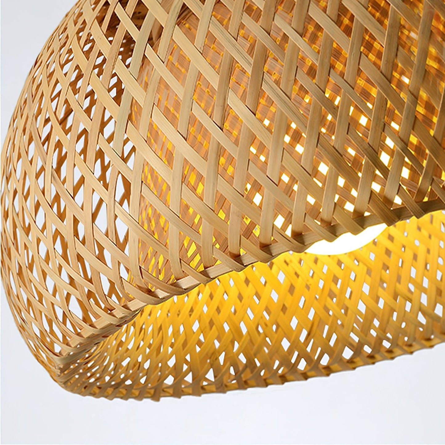 Bamboo Braided Pendant Lamp