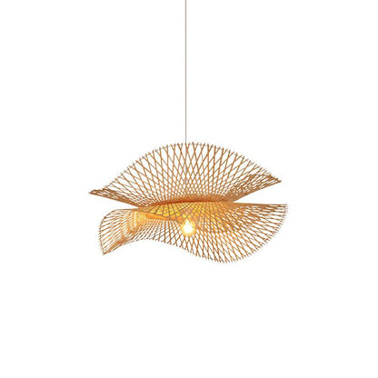 Bamboo Frame Pendant Lamp