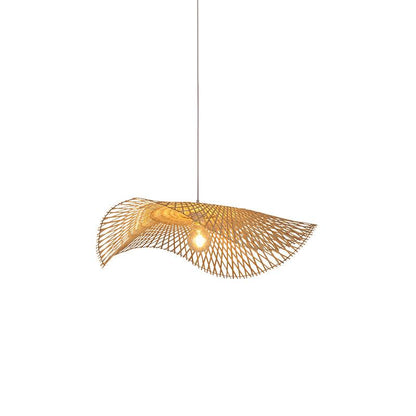 Bamboo Frame Pendant Lamp