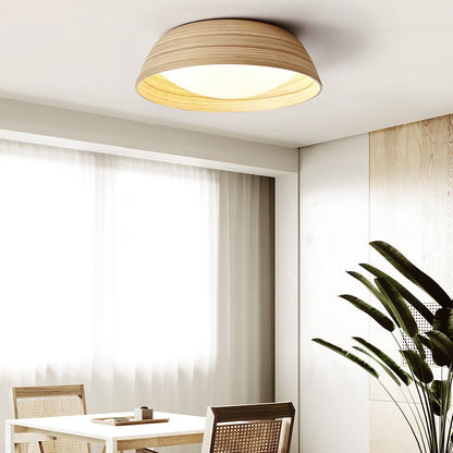 Bamboo Textured Ceiling Lamp