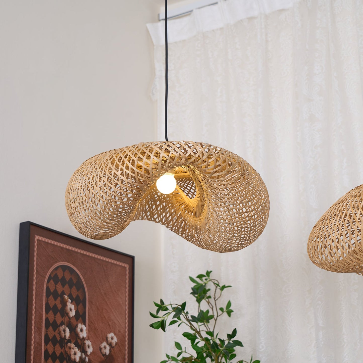 Bamboo Weaving Pendant Lamp